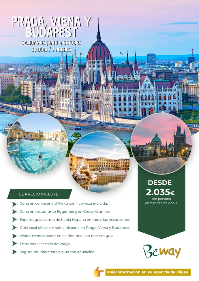 PRAGA, VIENA Y BUDAPEST