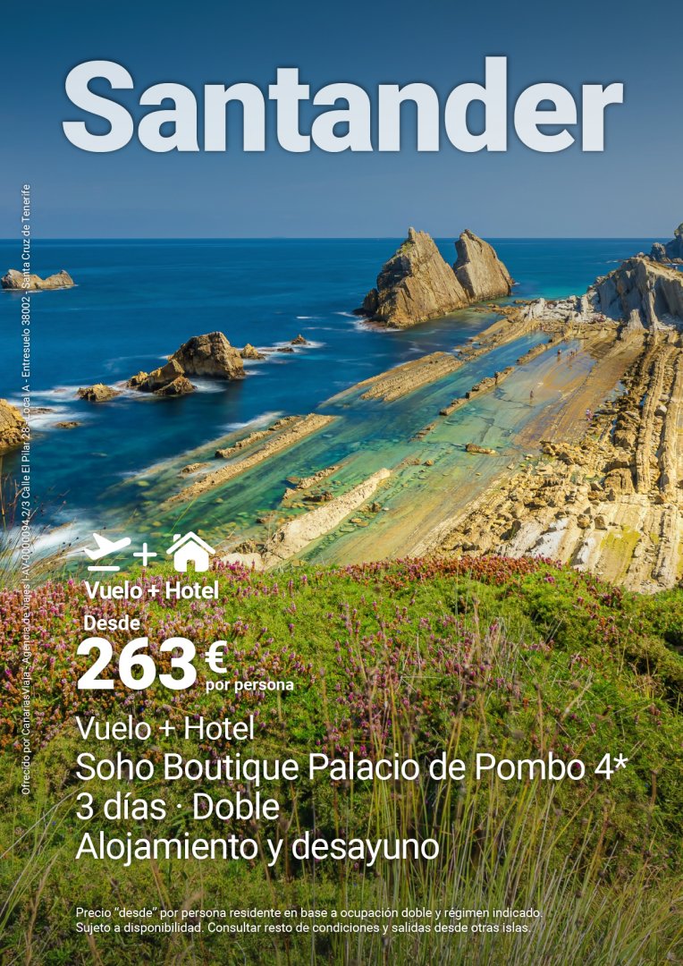 SANTANDER - VUELO + HOTEL